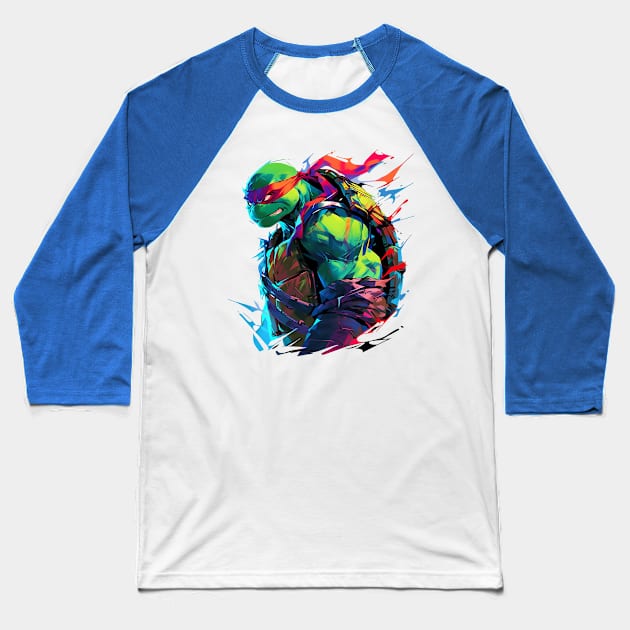 raphael Baseball T-Shirt by Ninja banana